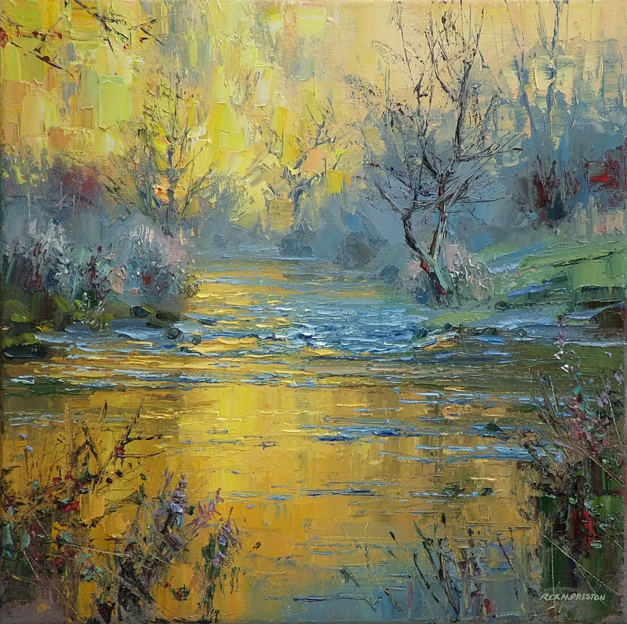 Rex Preston - warm reflections, monsal dale